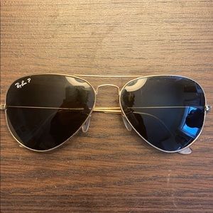 Authentic polarized ray ban aviators